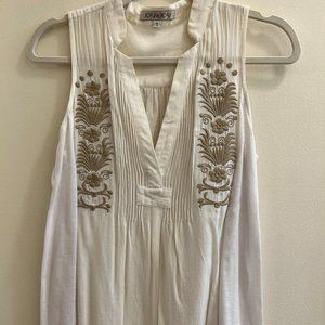 Joy Joy White Size S Sleeveless Top